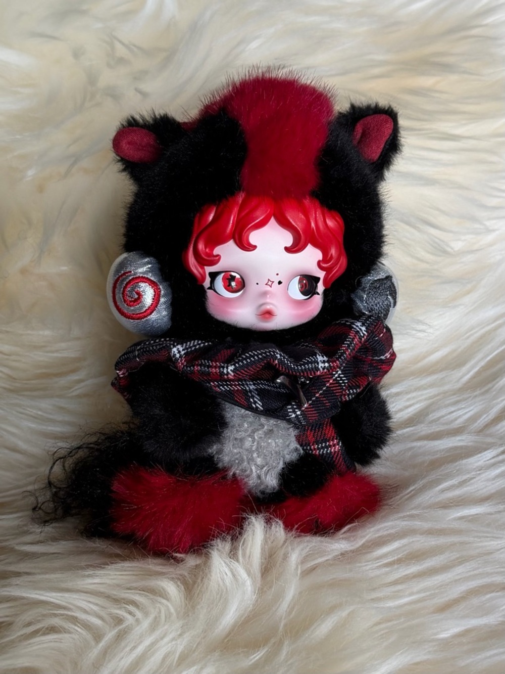 NIB Popmart Have A Good Run Secret Rising Star Skullpanda plush pendant